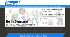 Desktop Screenshot of animcareerpro.com